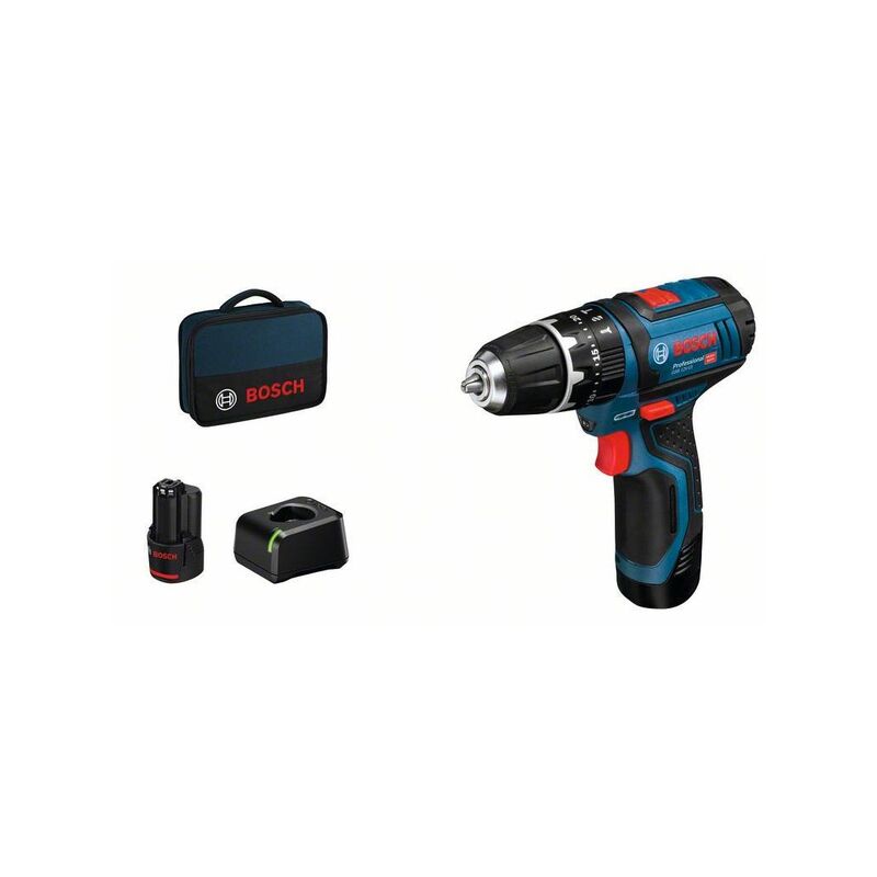 

Taladro percutor a batería GSB 12V-15 Professional - Bosch