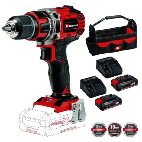 Taladro percutor bateria 18v packtp-cd18/50li-i 4513942+bols