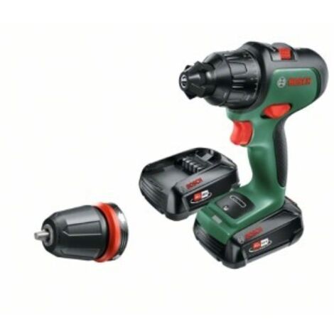 Taladro percutor BOSCH AdvancedImpact 18 + 2 baterías Cargador 2,5 Ah - 06039B5109