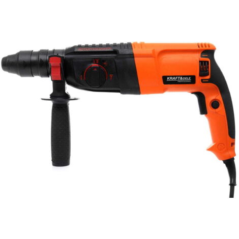 Taladro percutor de 2650 W + cabezal adicional KD1690