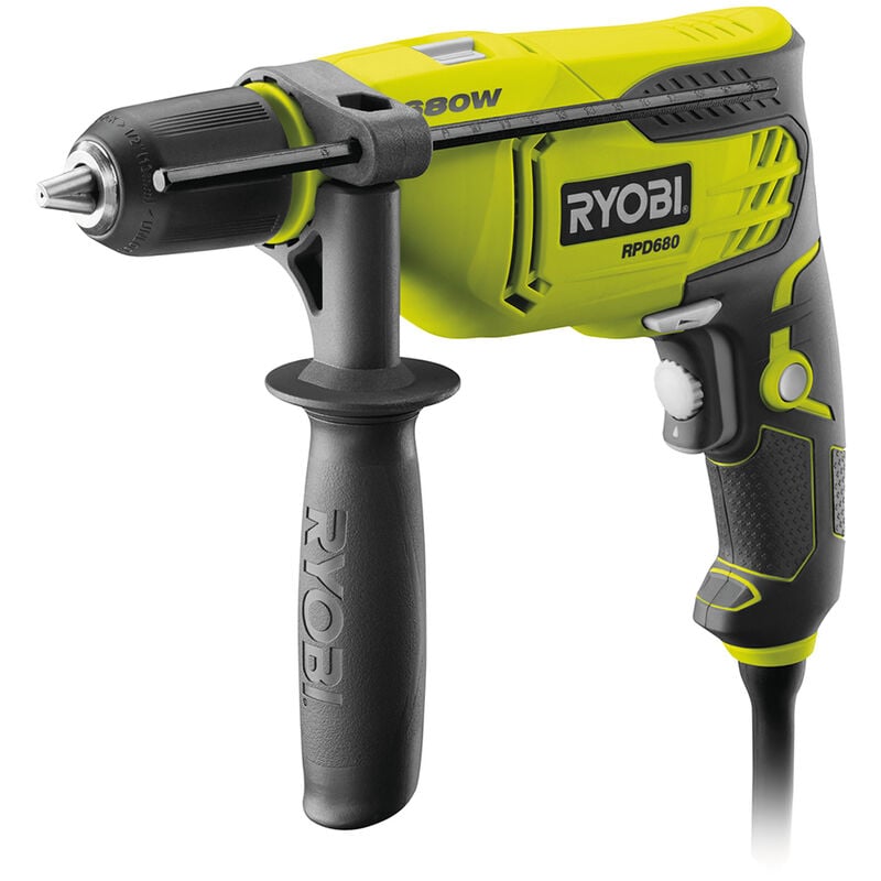 Ryobi - Taladro percutor RPD680-K - 680 w