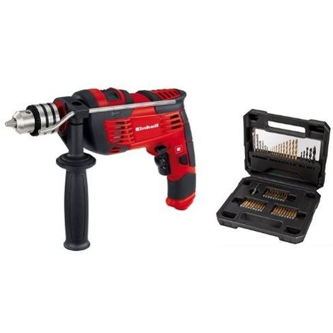 Taladro percutor Einhell TH-ID 1000 Kit + 50 Piezas