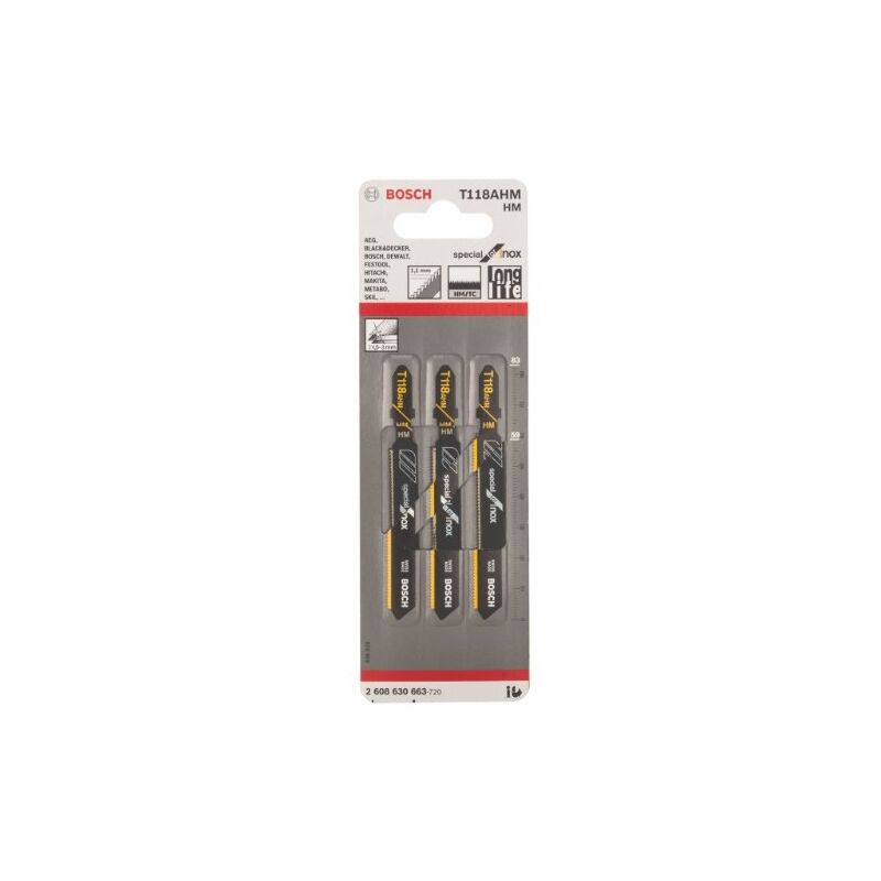 

Bosch Professional 2 608 630 663 Hoja De Sierra De Calar T 118 Ahm