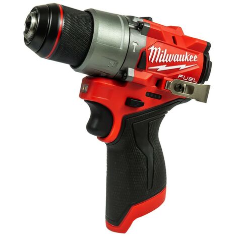 MILWAUKEE Taladro percutor subcompacto M12 FUEL™, 2 velocidades, par máximo 45Nm, portabrocas metálico 13mm, embrague mecánico. Se suminis