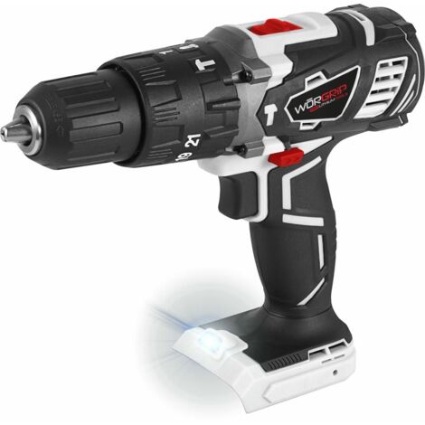 Taladro percutor PRO litio WORGRIP 20V sin batería