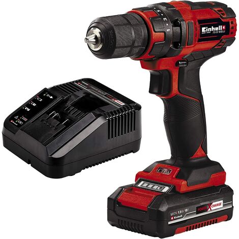 TALADRO PERCUTOR SIN ESCOBILLAS (brushless) TE-CD 18 Li-i BL + 2 Bat 2Ah