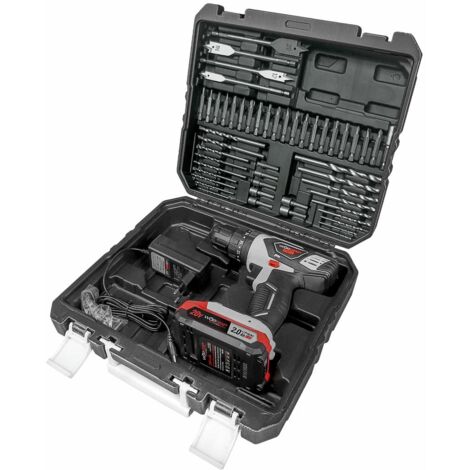 Taladro Percutor Worgrip 20V 1 Batería 2.0Ah 50 Accesorios