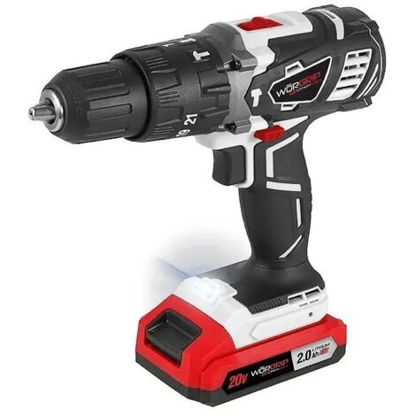TALADRO PERCUTOR WORGRIP 20V 2 BATERÃAS 2.0AH