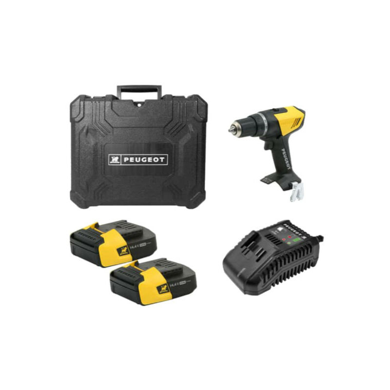 

Peugeot Psp - Taladro PEUGEOT ENERGYDRILL-18V20 - 2 baterías 18V 2.0 Ah - 1 cargador 250312