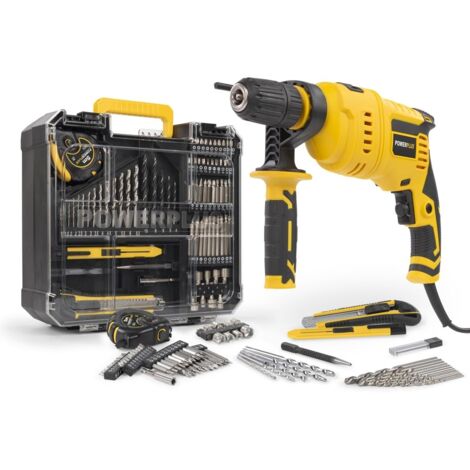 Taladro powerplus powx0265 800 W función martillo tope profundidad