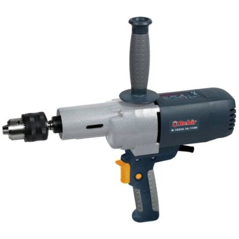 Taladro Rebir 1300W IE-1023A, sin percusión, de velocidad baja, ideal para perforación en metal y madera