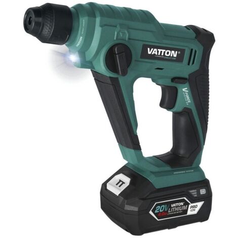 TALADRO SDS PERFORADOR VATTON 20V 1 BATERÃA 4.0AH