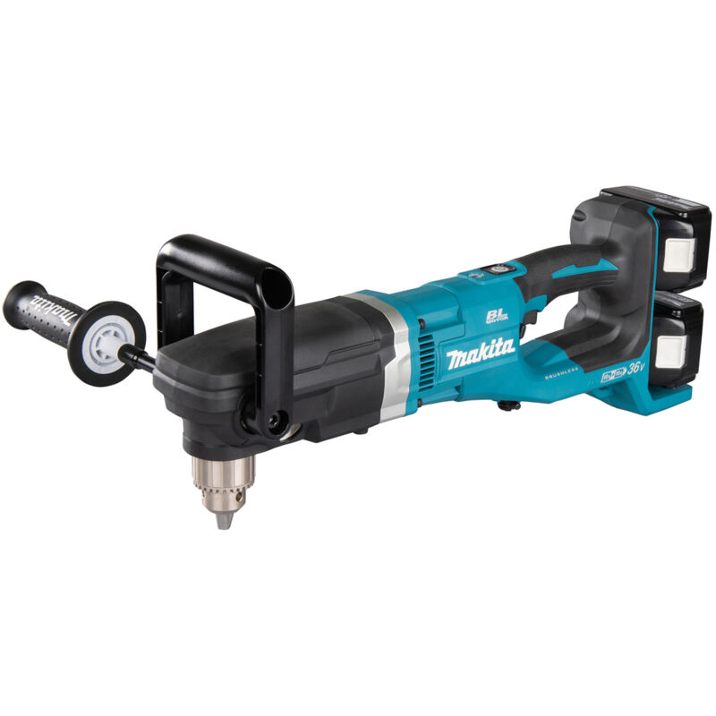 Taladro angular a batería Makita lxt 2 x 18 v - 136 Nm - 0 - 1.400 rpm