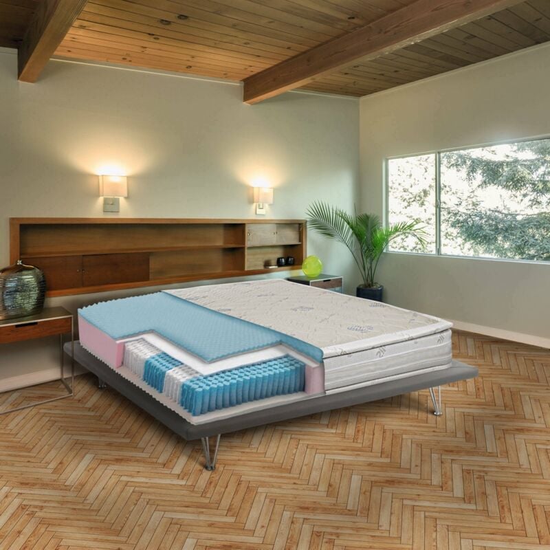 

Colchón MIRAGGIO, micro resortes ensacados y super ortopédico - h 29 cm, 160 x 190