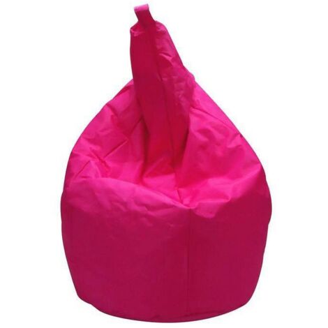 Talamo Italia Einfarbiger Sitzsack, Farbe Fuchsia, Maße 80 x 120 x 80 cm