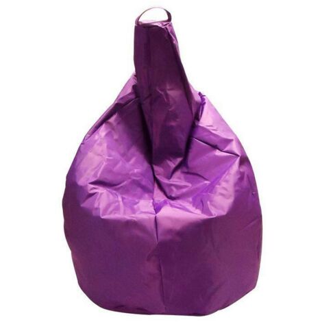 Talamo Italia Eleganter Sitzsack, lila Farbe, Maße 80 x 120 x 80 cm