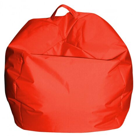 Talamo Italia Eleganter Sitzsack, orange Farbe, Maße 65 x 50 x 65 cm