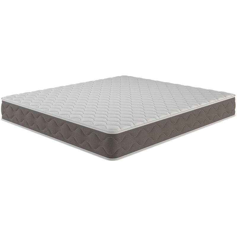 Talamo Italia - Matelas double Dabasci, Matelas en mousse à mémoire de forme, Matelas ergonomique, Matelas anti-acarien et hypoallergénique, 100%