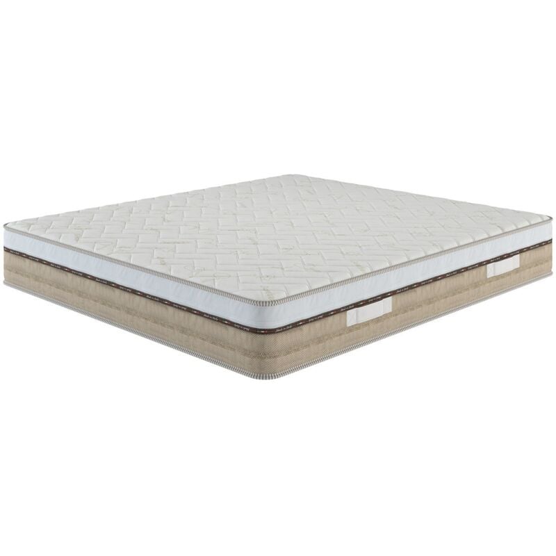 Talamo Italia - Matelas simple Dleiv, Matelas en mousse à mémoire de forme, Matelas ergonomique, Matelas à ressorts ensachés, 100% Made in Italy,