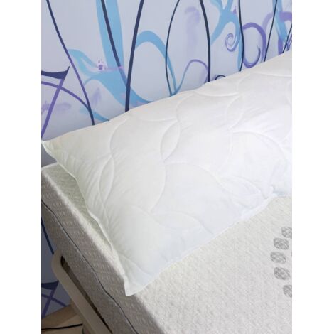Talamo Italia par de almohadas para cama, 100% Made in Italy, Almohadas en grapa viscoelástica perforada, hipoalergénico y transpirable, 73x44xh14 cm, con embalaje reforzado