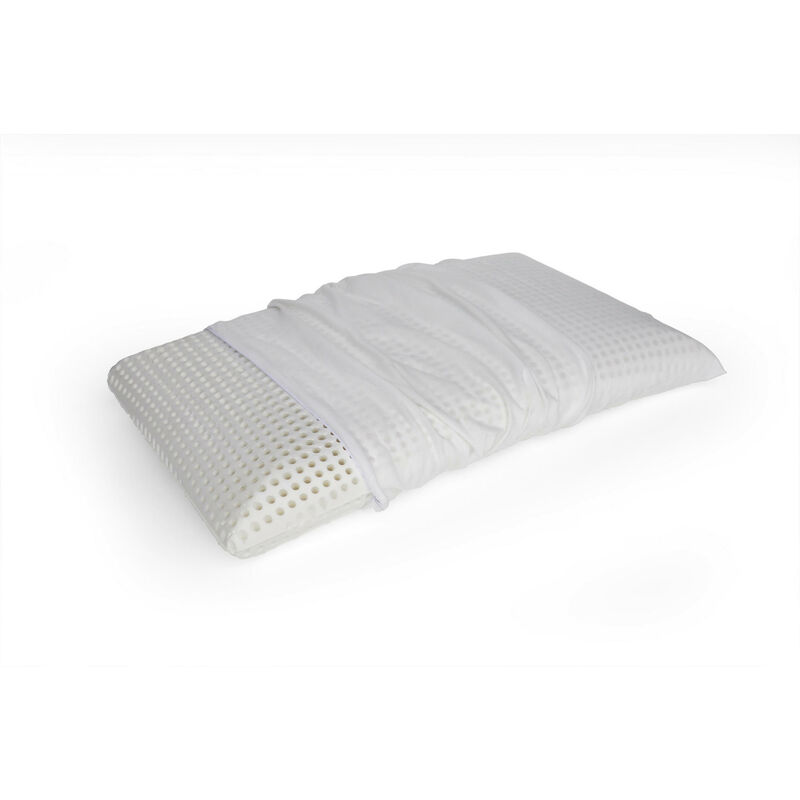 

Pillow for bed, 100% Made in Italy, Removable 'soap' pillow in perforated Memory Foam, Hypoallergenic and Breathable, 70x40xh12 cm - Talamo Italia