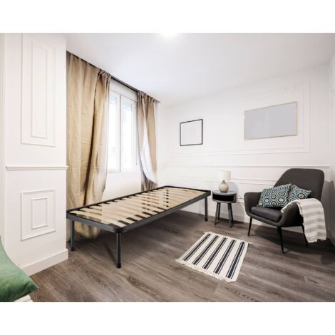 Talamo Italia - Somier Pia, Somier de 14 láminas ortopédicas, 100% Made in Italy, Somier individual 80x190h30 cm, con embalaje reforzado
