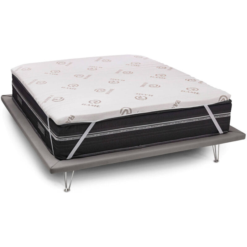 

Topper renueva colchón copper plus en viscoelástica con fibra de cobre 7 zonas, beige, 190 x 120 h5 cm - Talamo Italia