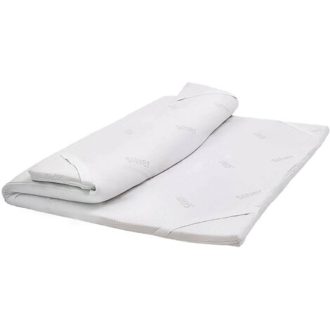 Talamo Italia Topper renouvelle matelas en mousse à mémoire de forme, 100% Made in Italy, anti-acarien, hypoallergénique et antibactérien, 120x190h5 cm, avec emballage renforcé