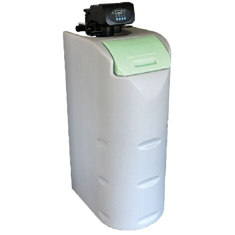 Talassa – Adoucisseur d'eau 20 litres – Régénération électronique volumétrique – Débit 4 m³/h – Kit d'installation inclus – Bac à sel amovible