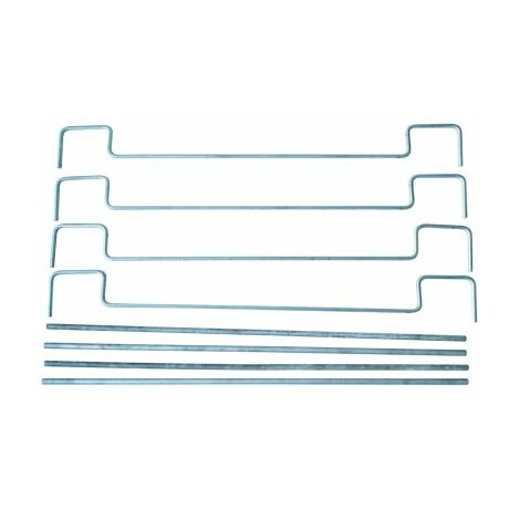 Taliaplast – Cadre Taliatube pour conteneur Taliasac® – Tube acier galvanisé – Dimensions 115x115x100 cm – Montage rapide sans outils
