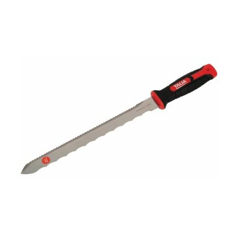 Taliaplast – Couteau à laine de verre 280 mm – Découpe précise – Poignée bi-matière pour confort – Outil du plaquiste