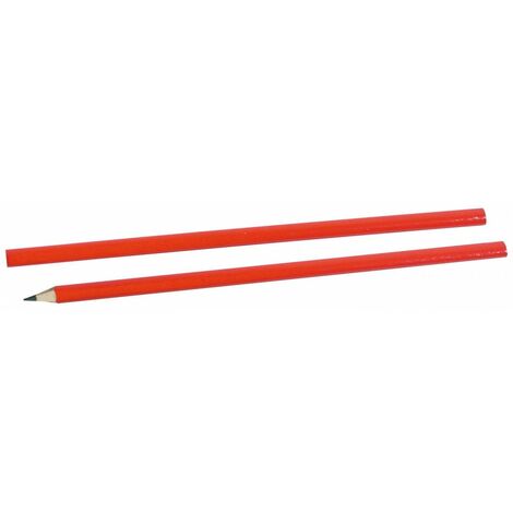 Taliaplast – Crayon de marquage rouge 30 cm – Pour bois, béton et pierre – Résultats nets – 401002