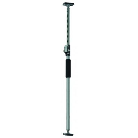 Taliaplast – Étai 3ème main petit modèle 75-125 cm – Capacité de maintien jusqu'à 60 kg – Patins antidérapants orientables à 180° – Pour travaux de plâtrerie