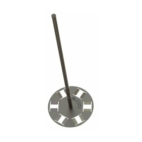 Taliaplast – Mélangeur peinture inox 600mm – Disque 160mm pour colles et peintures – Emmanchement rapide lisse – Turbine 100% inox