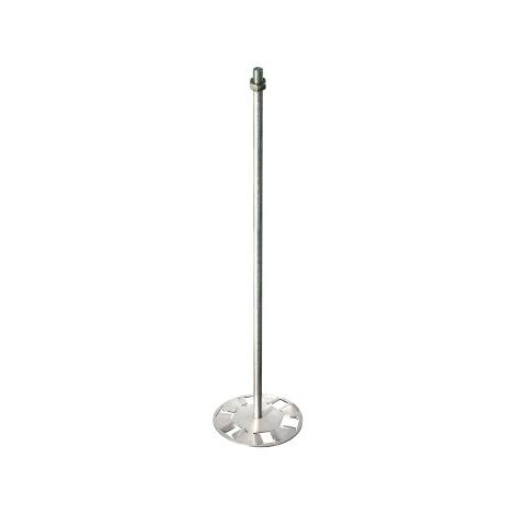 Taliaplast – Mélangeur peinture inox 600mm – Emmanchement M14 – Disque 160mm pour homogénéité – Turbine 100% inox pour colles et peintures