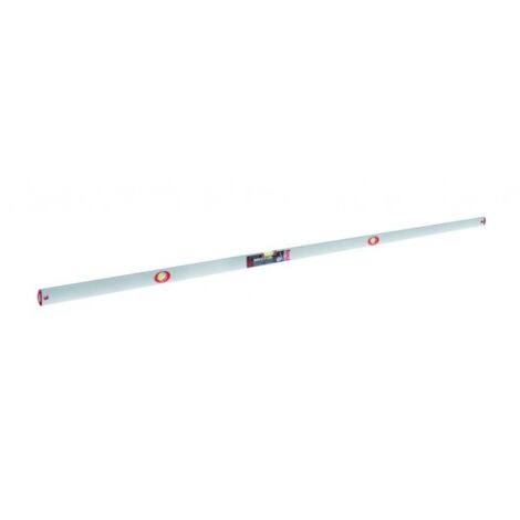 Taliaplast – Niveau à bulle aluminium rectangulaire 3 fioles 150cm – Profilé anodisé 51x18mm – Précision 0,5mm/m – Embouts antichocs