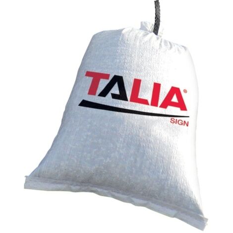 Taliaplast – Sac de lestage blanc 20 kg – Dimensions 35 x 60 cm – Polypropylène tissé – 520501