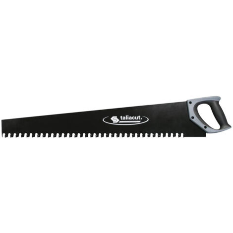 Taliaplast – Scie à bois 700 mm 34 dents carbure de tungstène pour béton cellulaire et plâtre – Poignée ergonomique – 480302