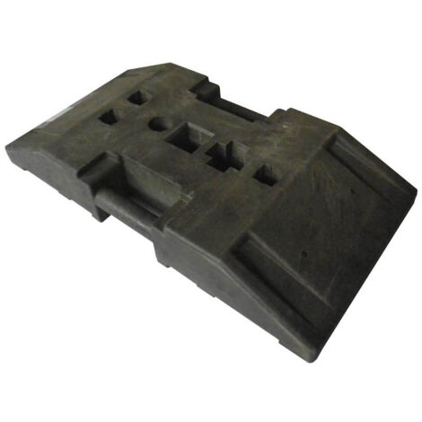 Taliaplast – Socle Taliasign 27kg – Matière recyclée haute densité – Compatible avec mâts jusqu'à 3,5m – 521810