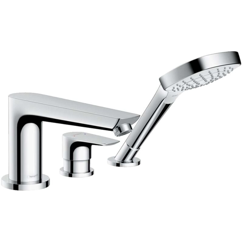 Hansgrohe - Talis e - Mitigeur de baignoire à 3 trous, chrome 71730000