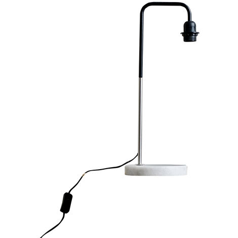 Talisman Threaded Marble Base Table Lamp - Copper
