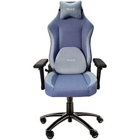 Talius panther gaming chair nero/blu, 3d, farfalla, base in metallo, rotelle 60mm, gas classe 4