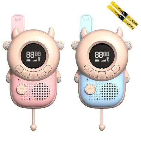 Talkie-Walkie Enfant - Prumya - Rechargeable - 22 Canaux - 99 Codes - 3km - 2pcs