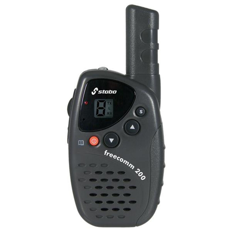 TXMS200 - kit 2 talkies walkies stabo set freecomm 200 President electronics - FREECOMM200 - Noir