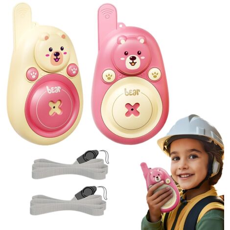 Talkie-walkie jouet d'extérieur pour enfants, jouet parlant d'extérieur, interphone portable longue portée pour jeux en plein air - Radio bidirectionnelle jouet d'extérieur