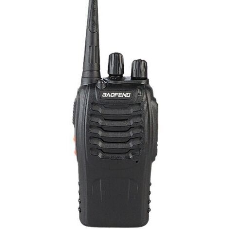 Talkie walkie Longue portée 88E【Version Mise à Niveau du 888S】 Walkie Talkies Vox Rechargeable Pmr 446 MHz 16 Canaux, avec des écouteurs Originaux Construit en Torche LED (2 pcs)