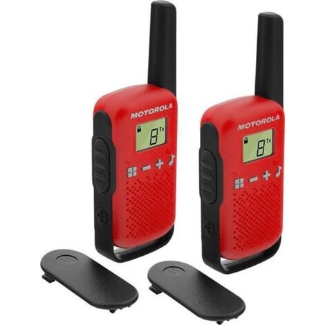 Talkie-walkie PMR Motorola Solutions TALKABOUT T42 rot jeu de 2 D948401