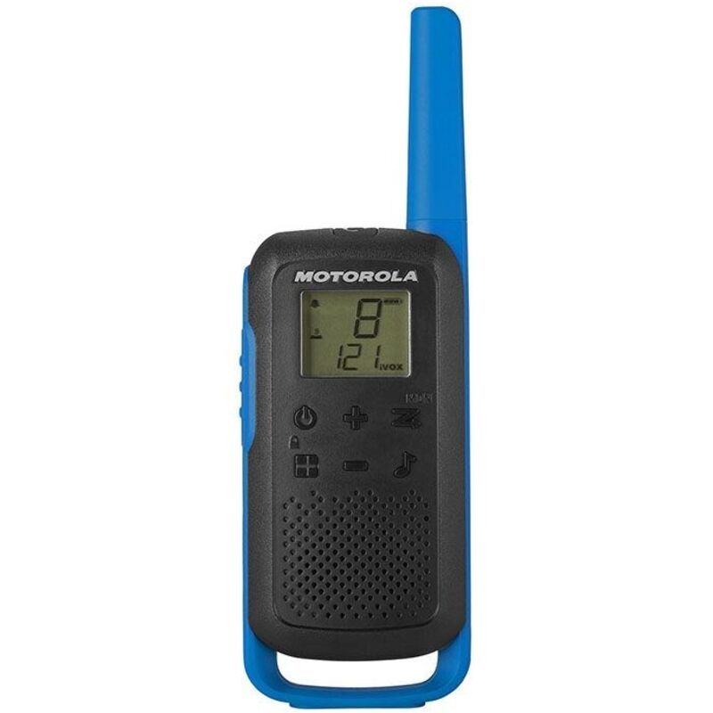 Motorola Solutions - Radio bidirectionnelle Motorola talkabout T62 16 canaux 12500 MHz Noir, Bleu