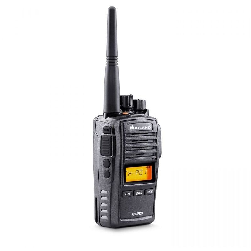Midland - Talkie-walkie professionnel G18 - radio fm et brouilleur
