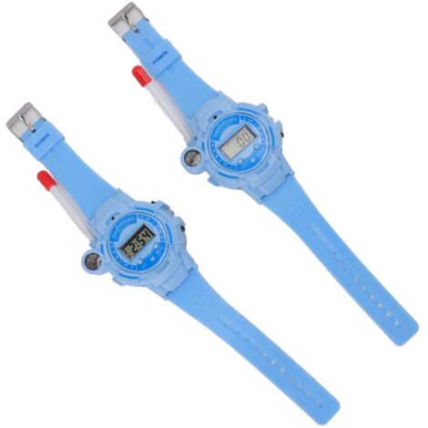 Talkie-walkie rechargeable pour enfants, jouet et cadeau pour garçons et filles de 4 à 12 ans, idéal pour les jeux d'extérieur (bleu).-AquaForge